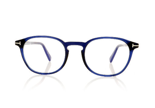 Picture of Tom Ford FT5583-B 90 Blue Glasses