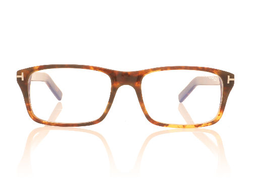 Picture of Tom Ford TF5663-B FT5663-B53055 Havana 55 Glasses