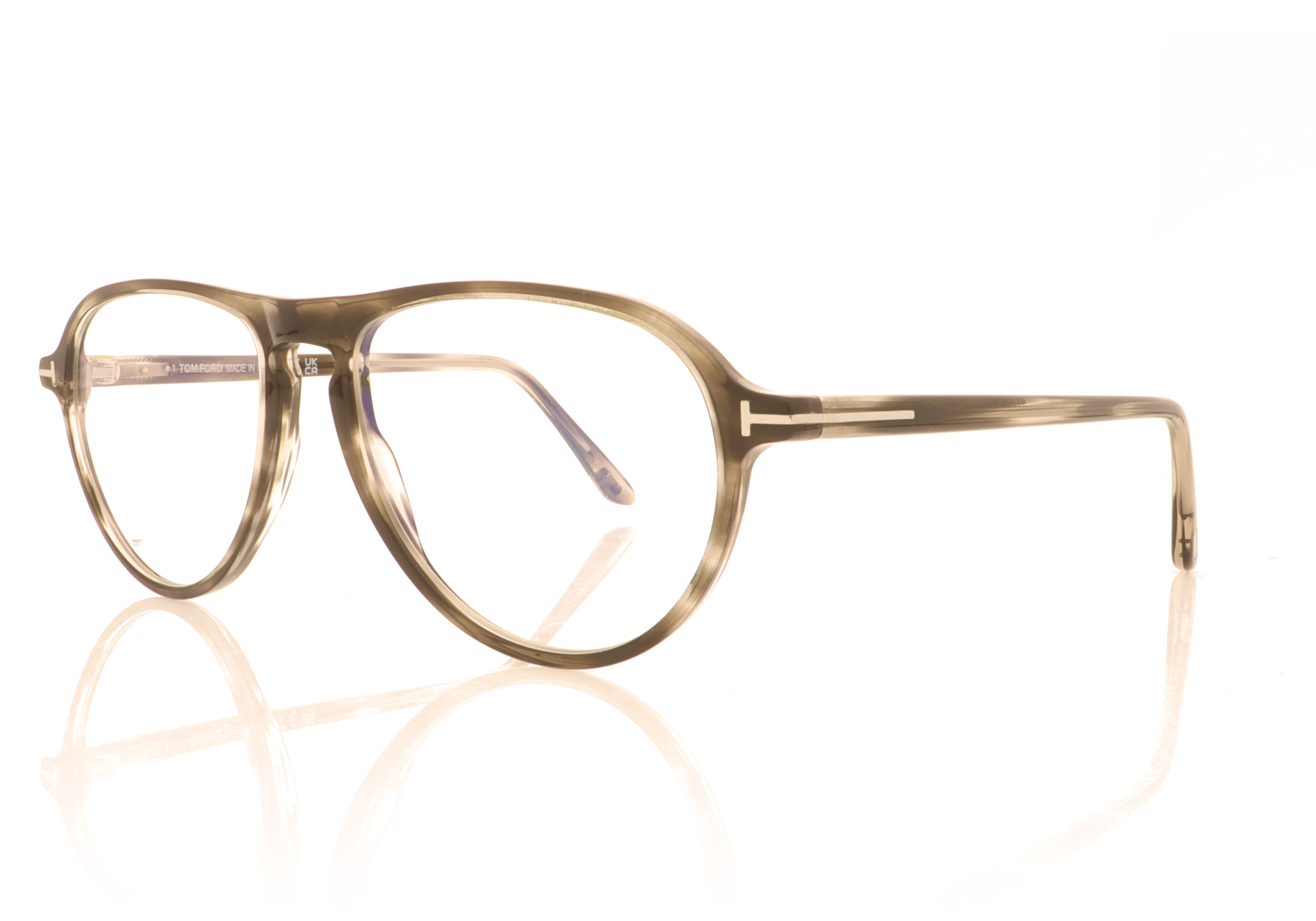 Tom Ford FT5869 Grey Tortoise 020 Glasses