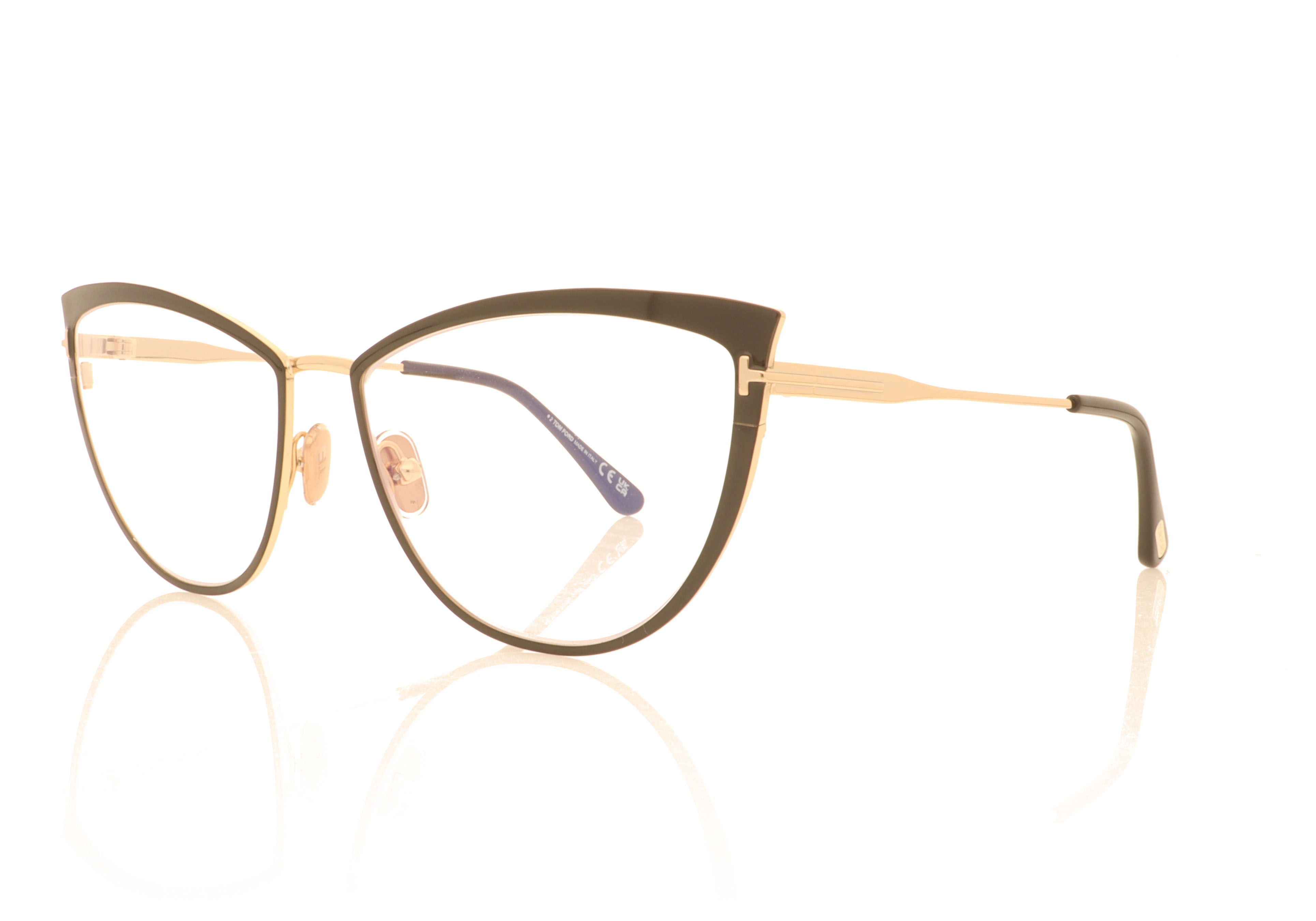 Tom Ford FT5877 Black/Gold 001 Glasses