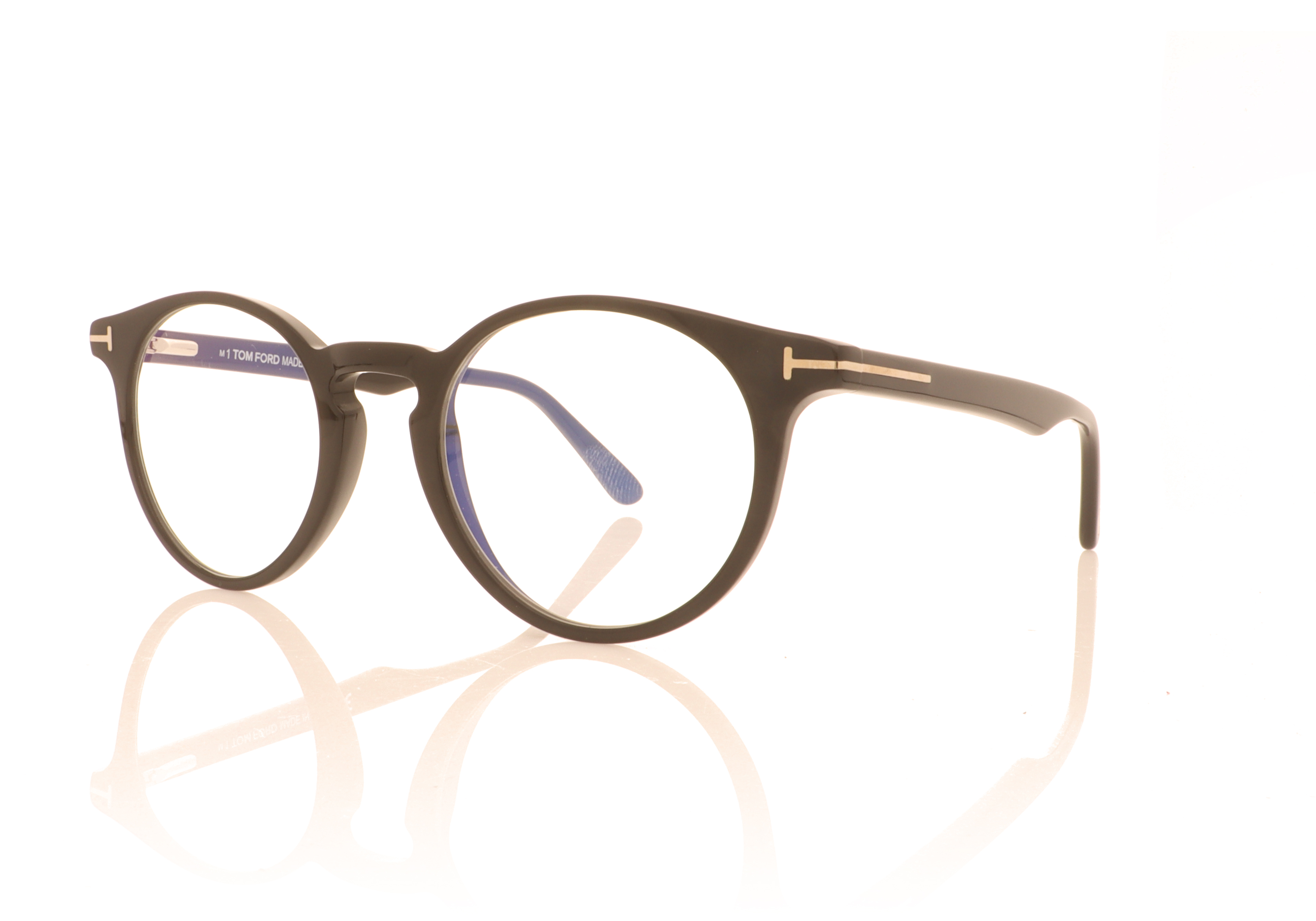 Tom Ford FT5557-B/V TF5557-B Black 001 Glasses