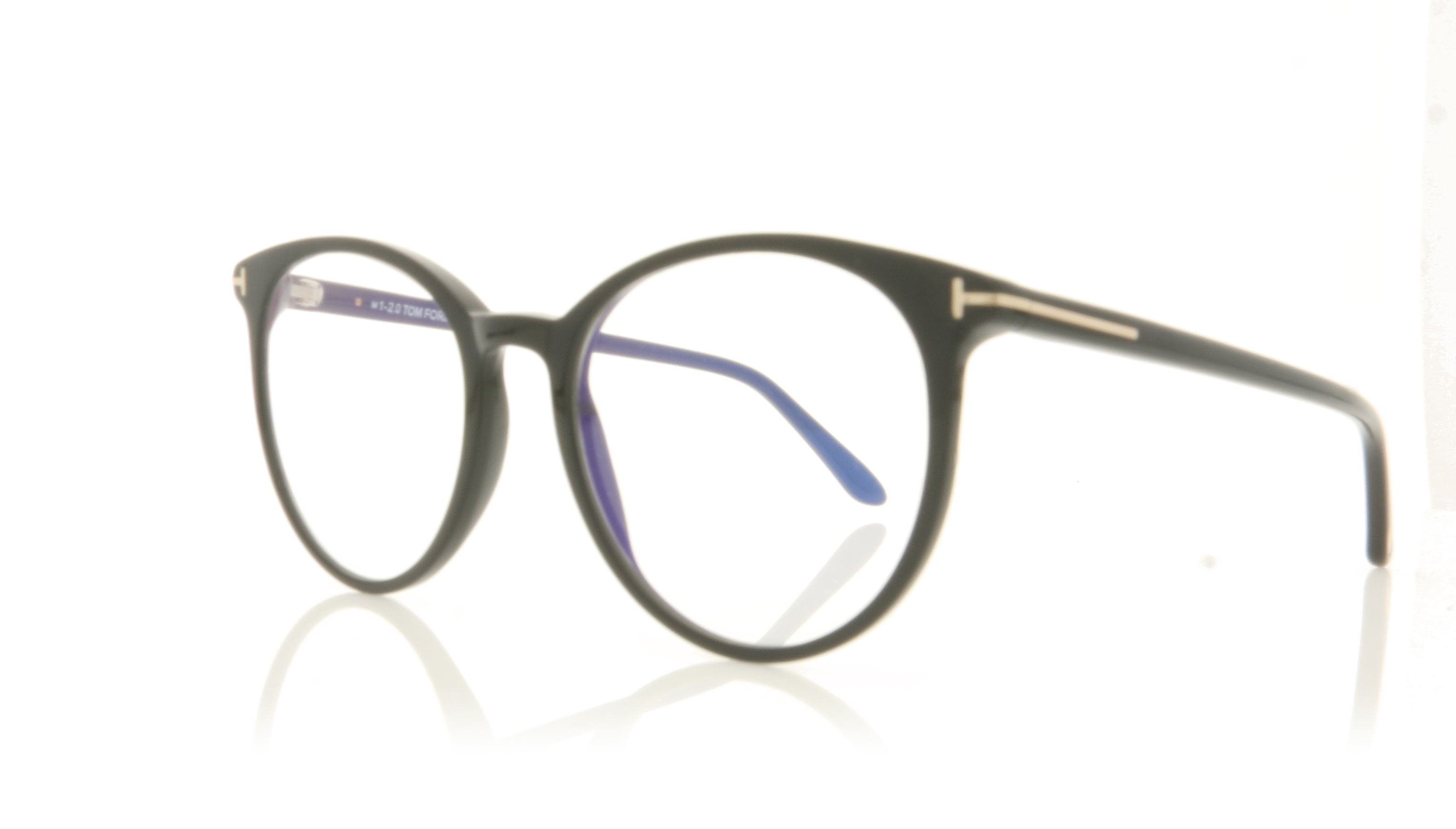 Tom Ford FT5575-B/V TF5575-B Black 001 Glasses