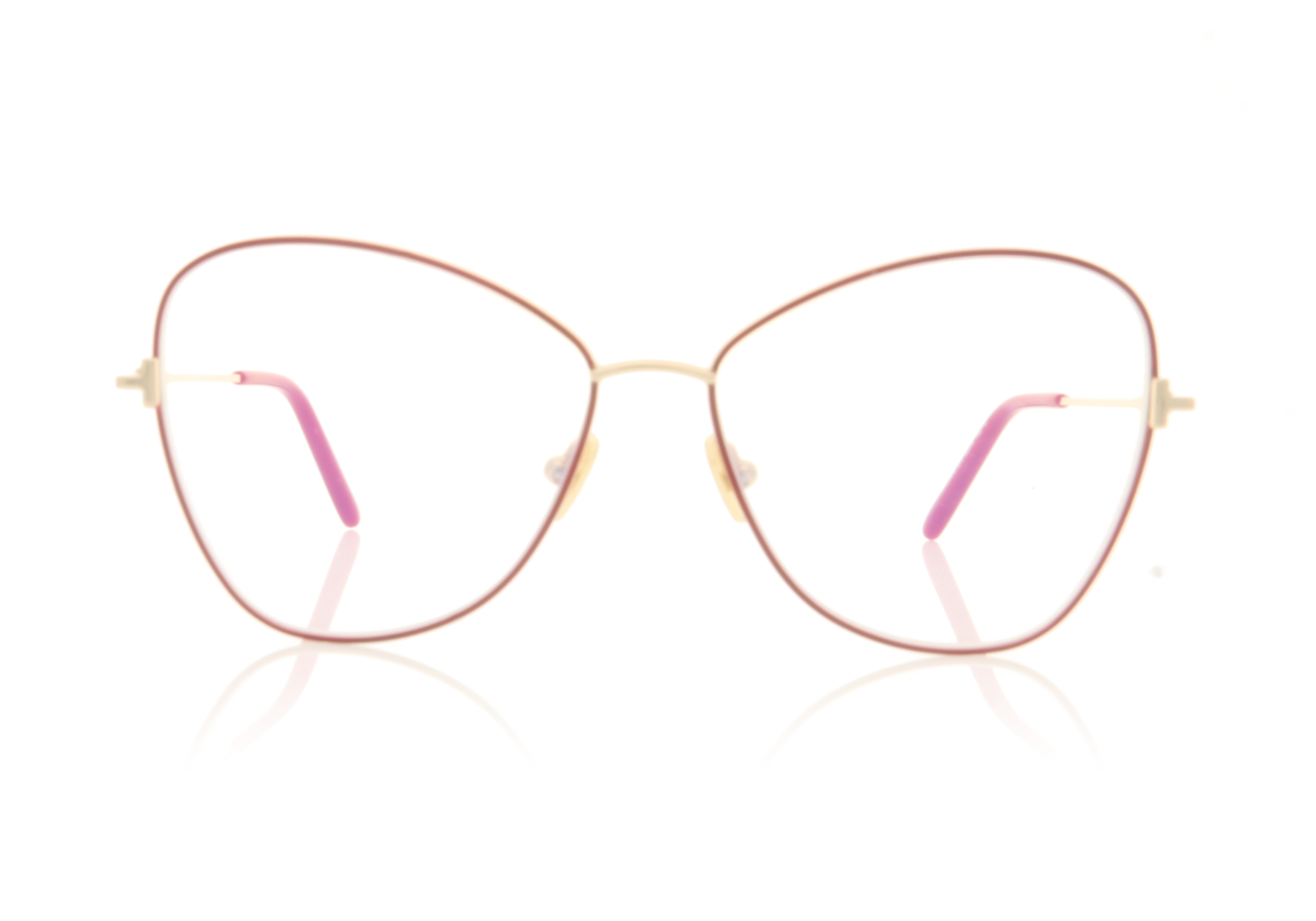 Tom Ford FT5738-B/V TF5738-B Gold/Red 075 Glasses