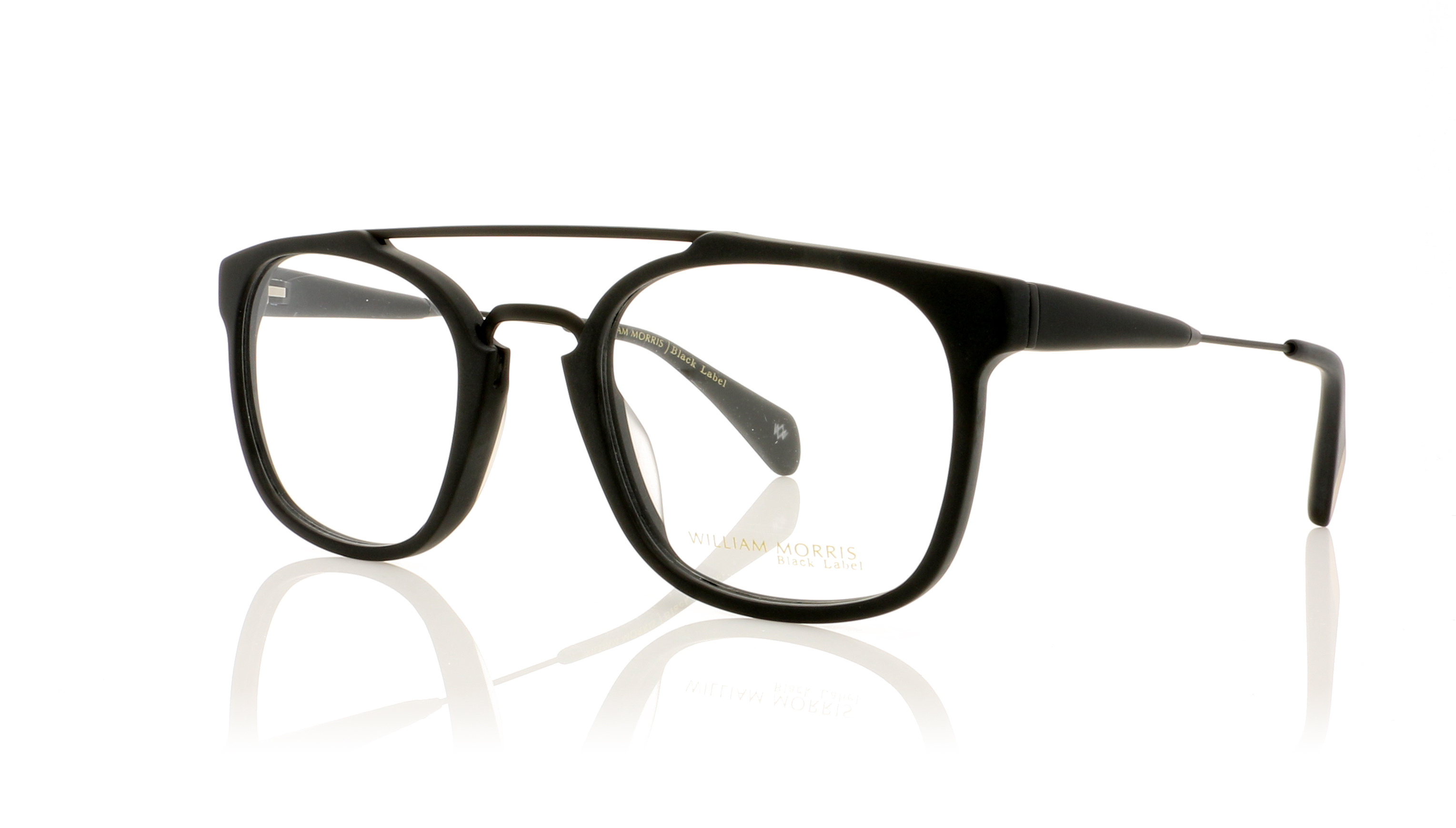 William Morris BL036 Matte Black C5 Glasses
