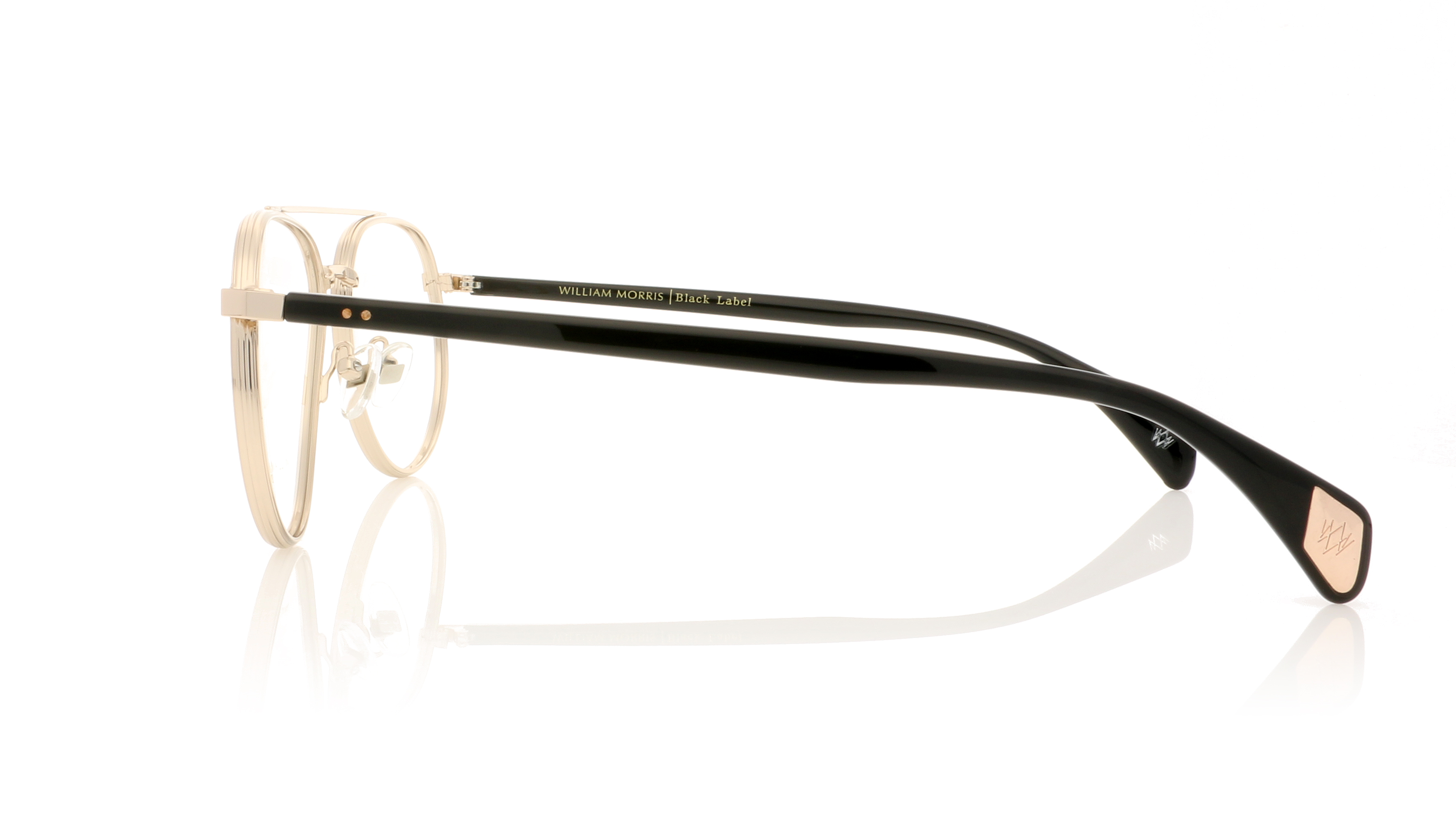 William Morris BL046 Gold/black C2 Glasses