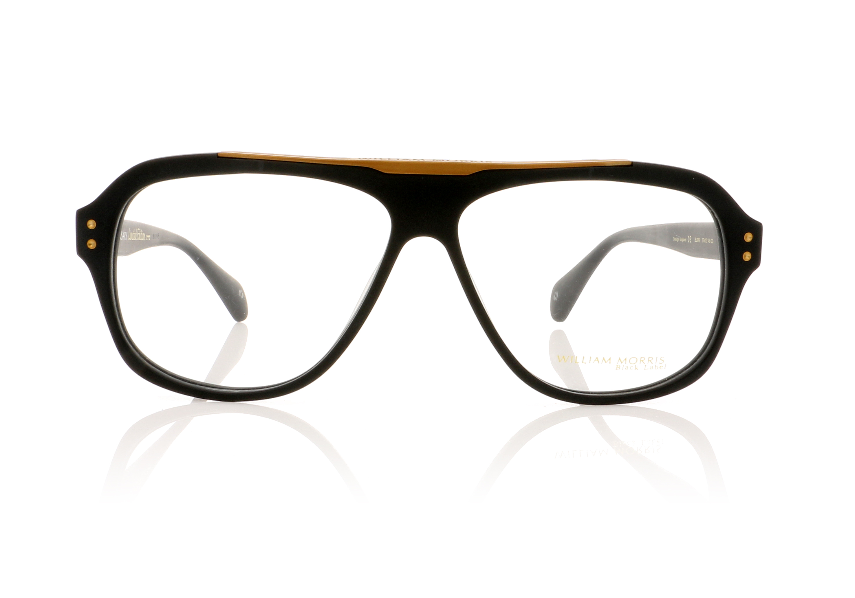 William Morris BL049 Matte Black/bronze C3 Glasses