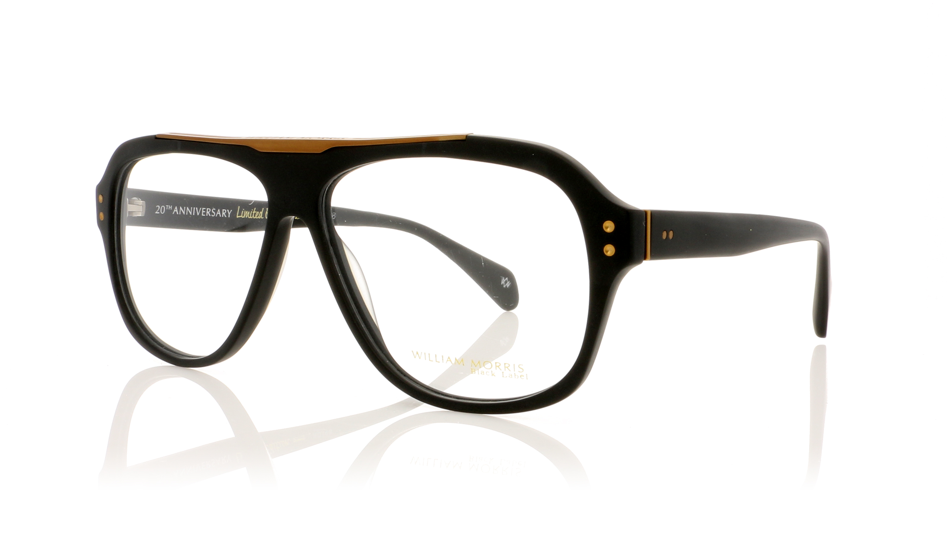 William Morris BL049 Matte Black/bronze C3 Glasses