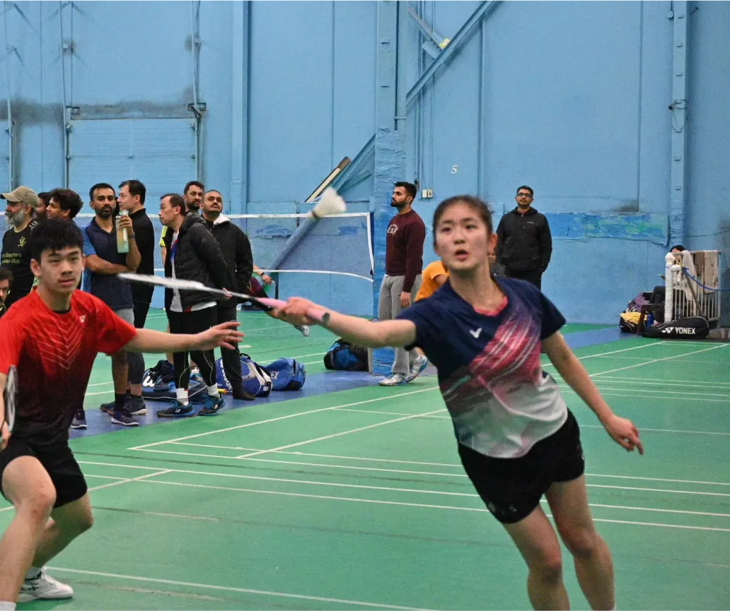 Image of an excited Badminton On Me gift card recipient. Their thank you note is below.
