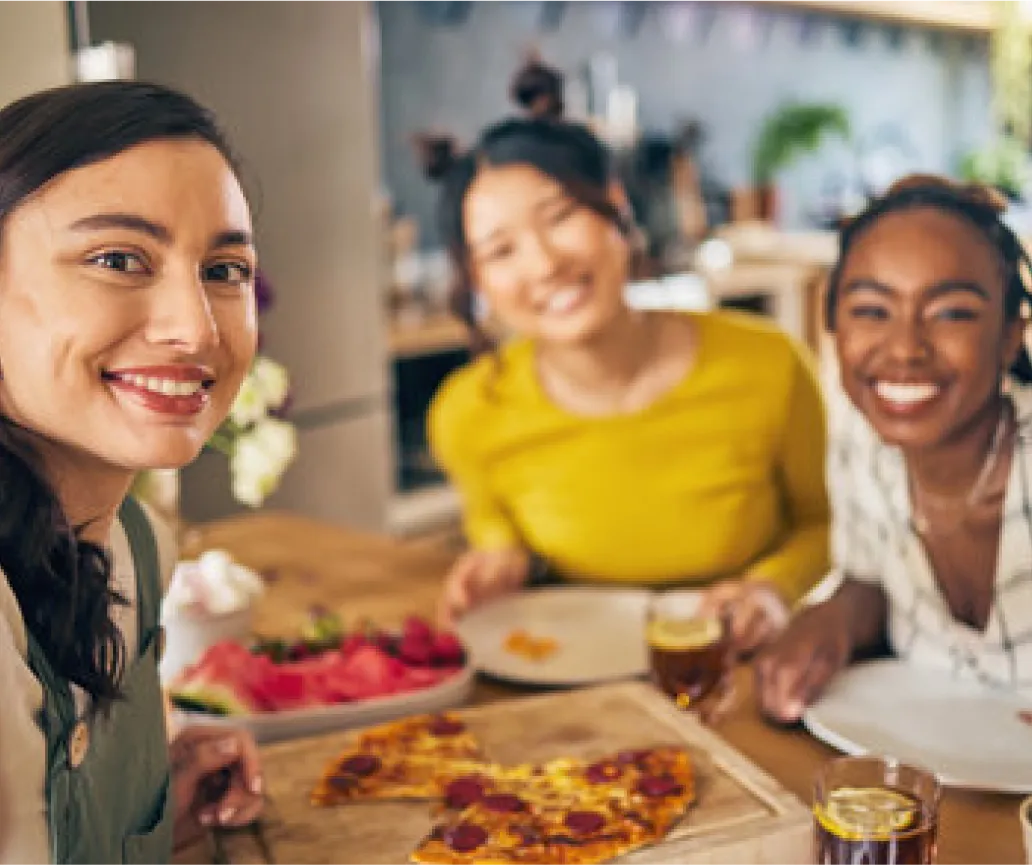 Image of an excited Brunch On Me gift card recipient. Their thank you note is below.