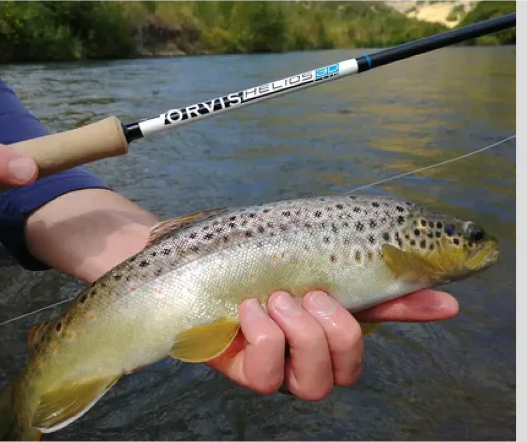 Image of an excited Fishing On Me gift card recipient. Their thank you note is below.