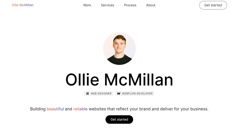 Olli McMillan's portfolio website