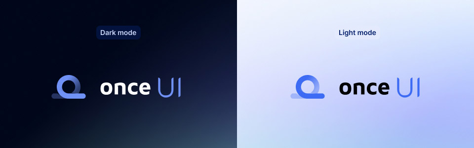 New adaptive logo for better maintainability in the Once UI 1.1 design system