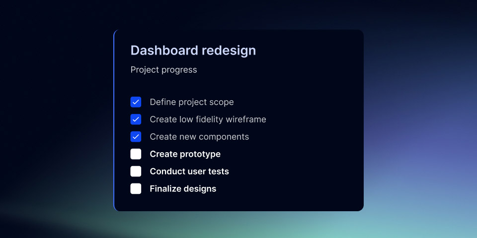 Introduced new Checklist component in the Once UI 1.1 design system