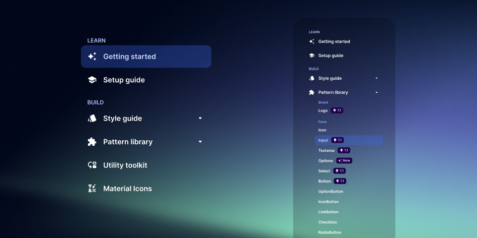 New button for better navigation in the Once UI 1.1 design system