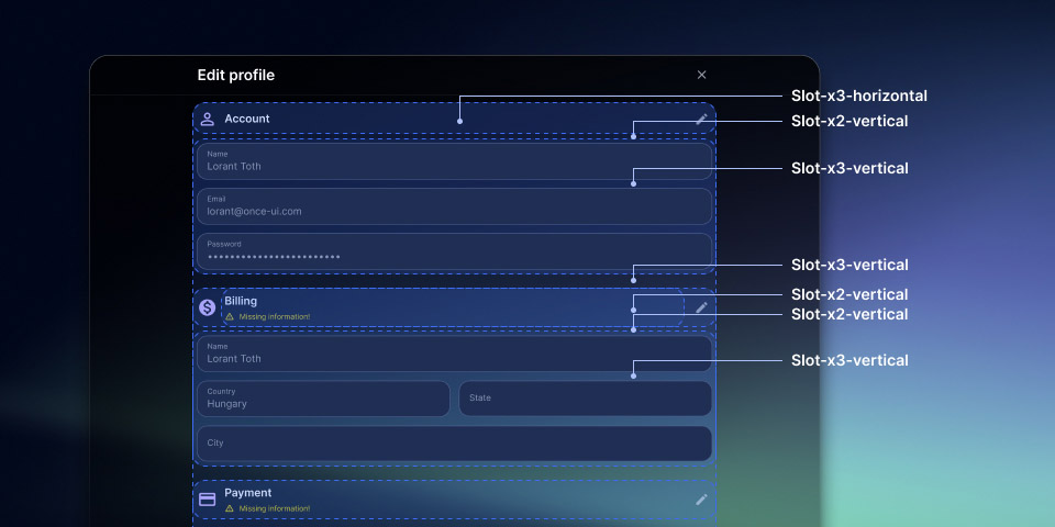 Advanced Elastic slots example