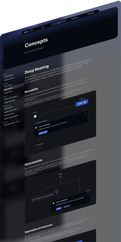 Concepts page