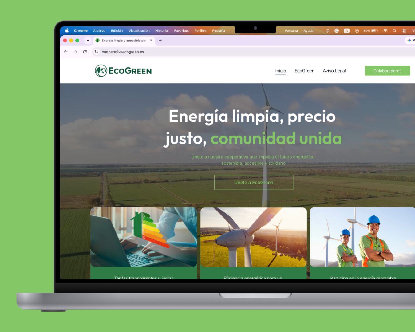 EcoGreen - Plataforma Institucional