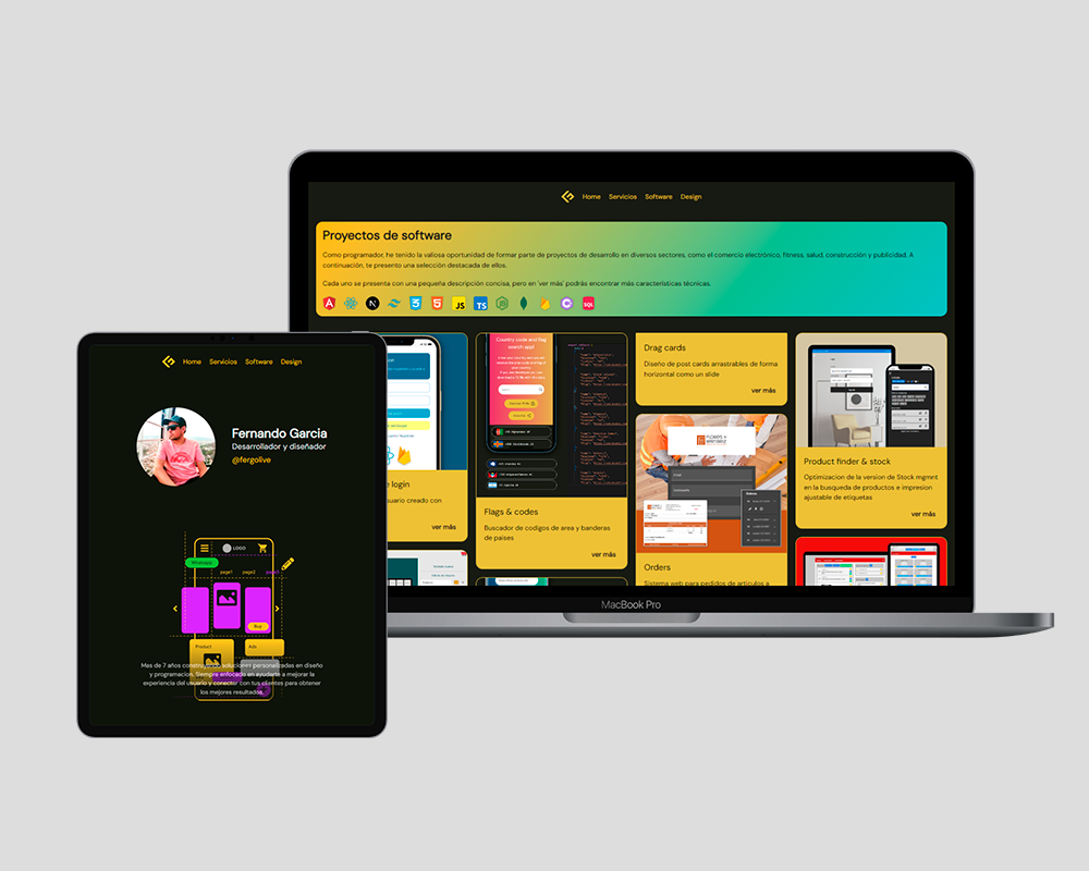 Fergolive - Portfolio de diseño y proyectos de software