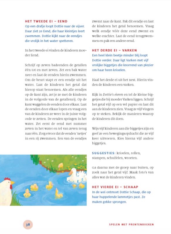 Voorbeeld van Lessuggesties Dotties eieren (Lemniscaat)