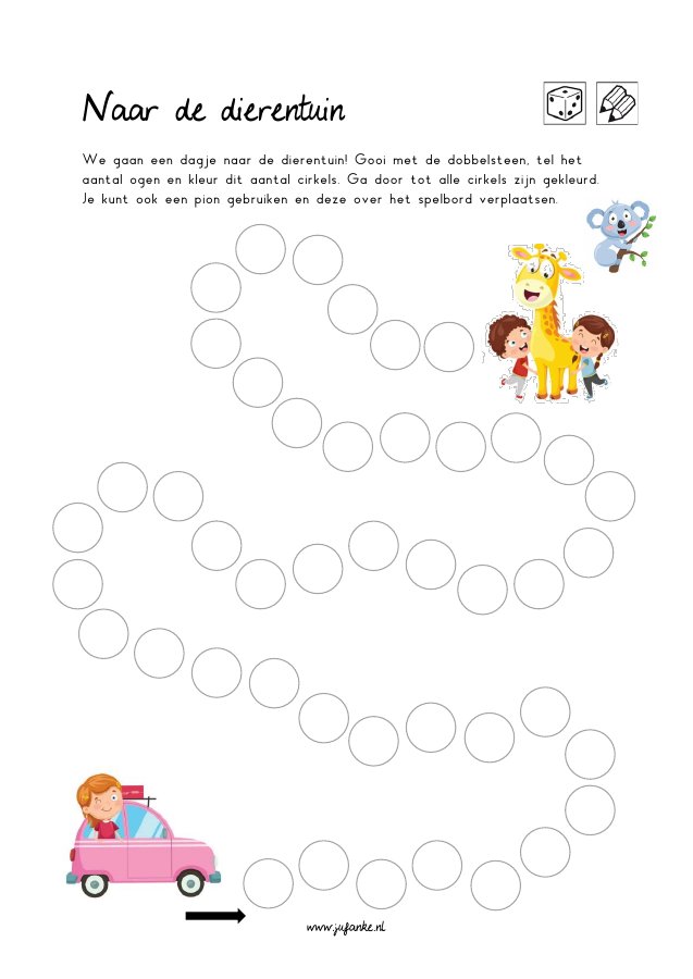 Voorbeeld van Ik ga naar de dierentuin en ik zie...