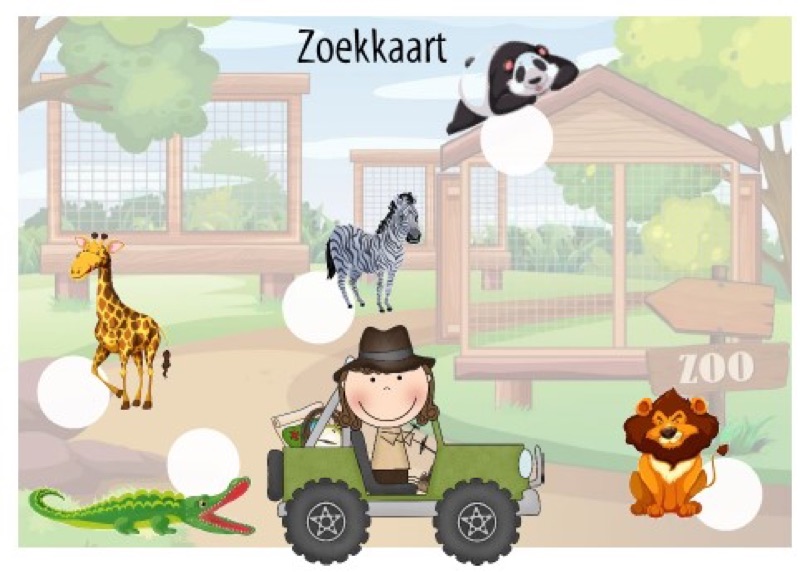 Voorbeeld van Vossenjacht op zoek naar de dieren