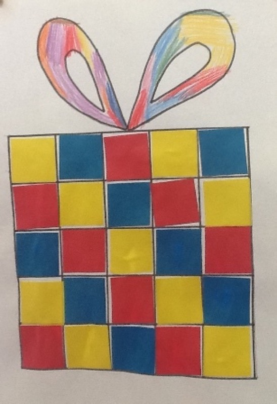 Voorbeeld van Cadeau van blokjes