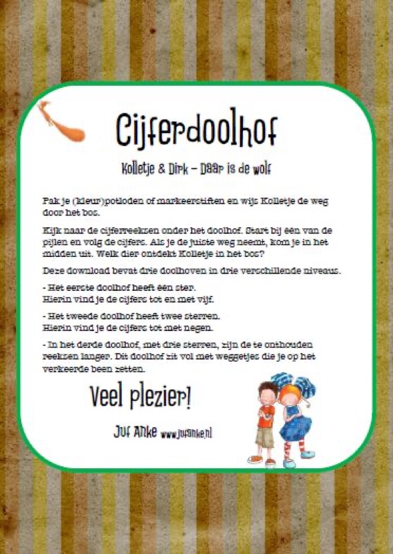 Voorbeeld van Cijferdoolhoven natuur