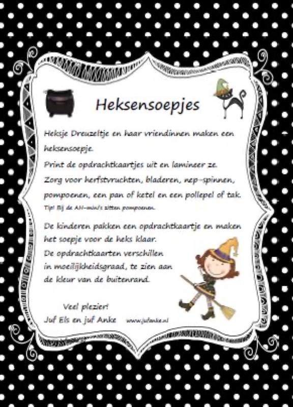 Voorbeeld van Heksensoepjes