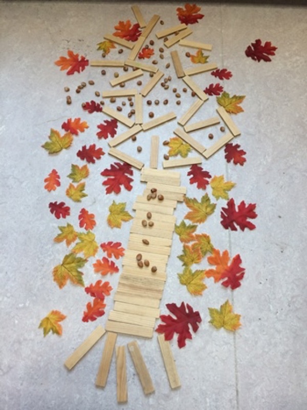 Voorbeeld van Herfstfiguren van Kapla