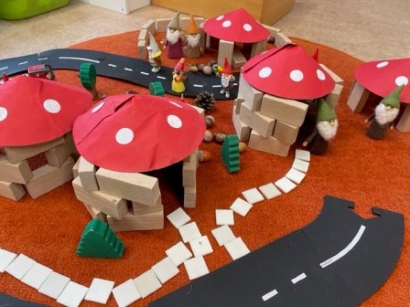 Voorbeeld van Kabouterhuisjes bouwen