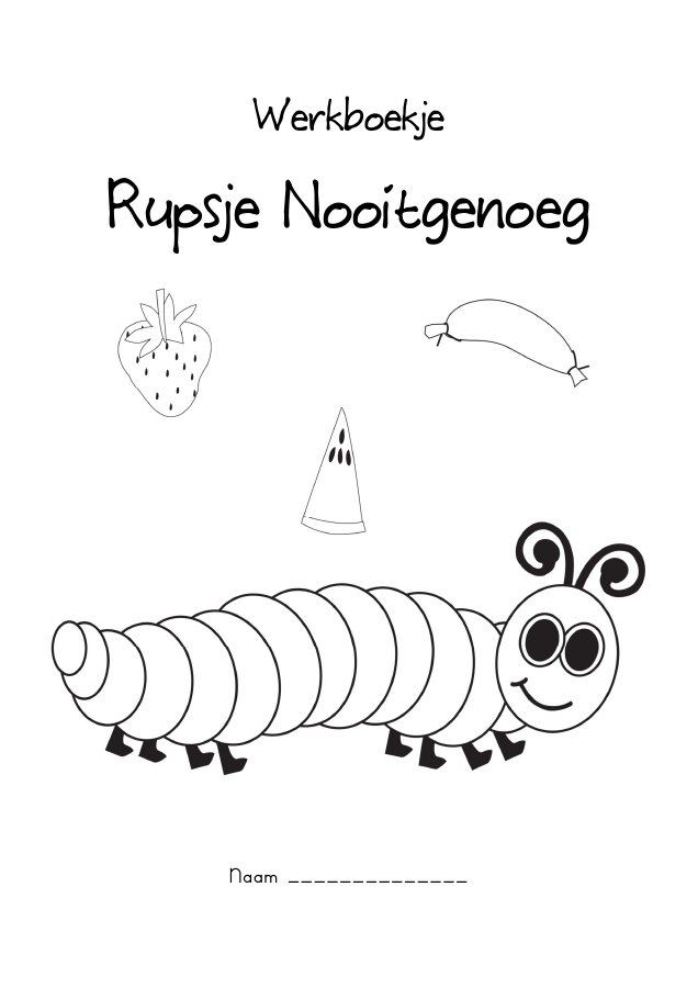 Voorbeeld van Rupsje Nooitgenoeg (lied op Berend Botje)