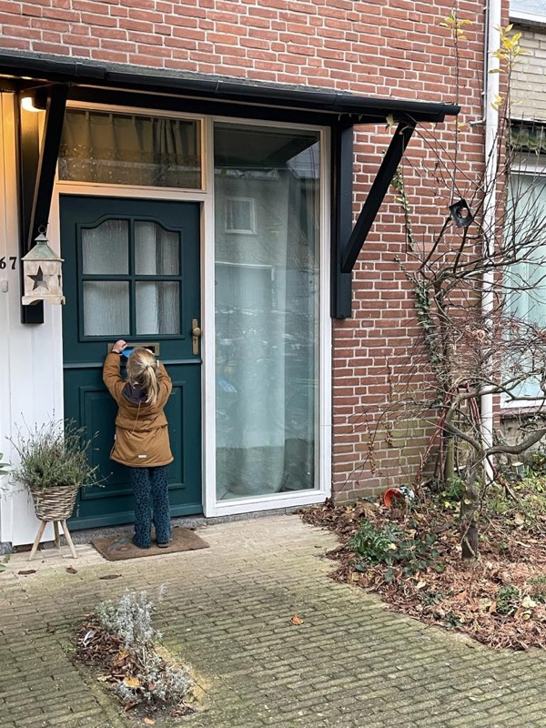 Voorbeeld van Schrijf een kerstkaart