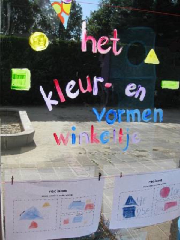 Voorbeeld van Kleur- en vormenwinkeltje