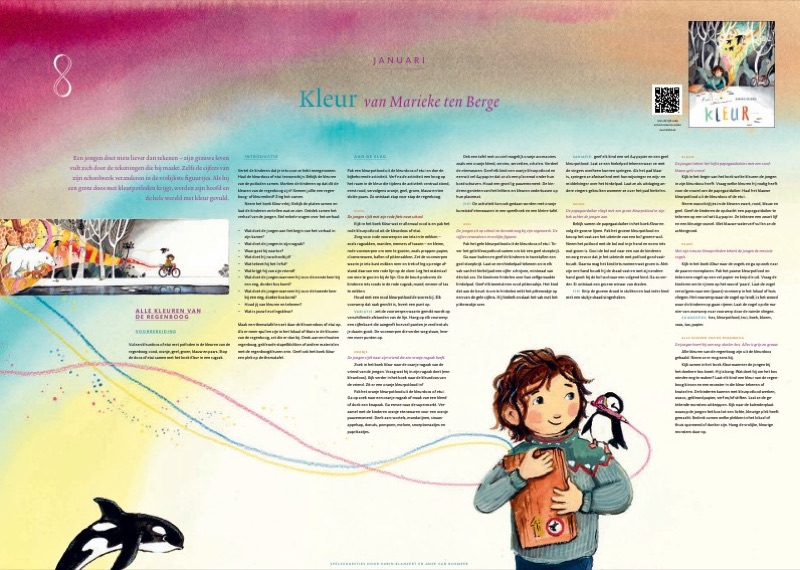 Voorbeeld van Lessuggesties bij Kleur (Lemniscaat)