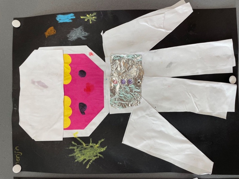 Voorbeeld van Astronaut vouwen