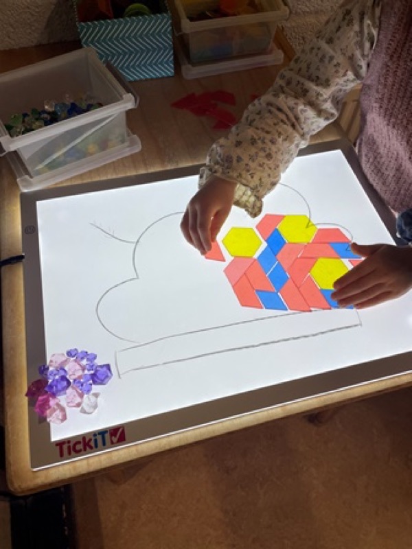 Voorbeeld van Lichttafel Sinterklaas