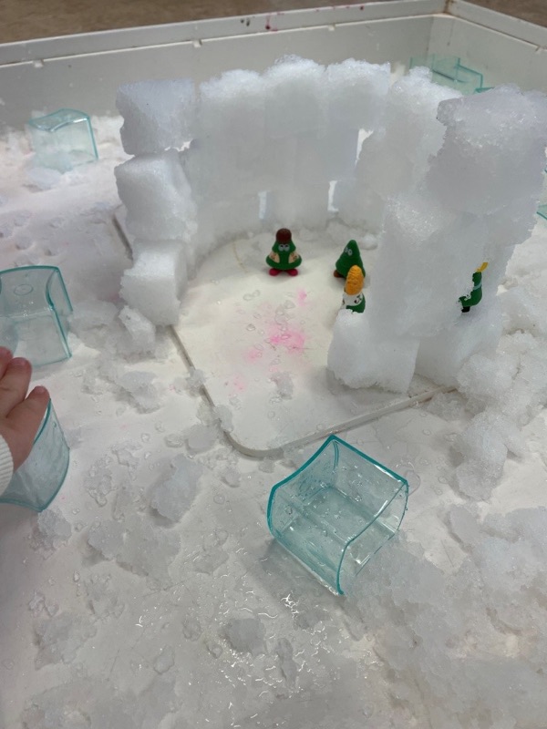 Voorbeeld van Bouwen met sneeuw