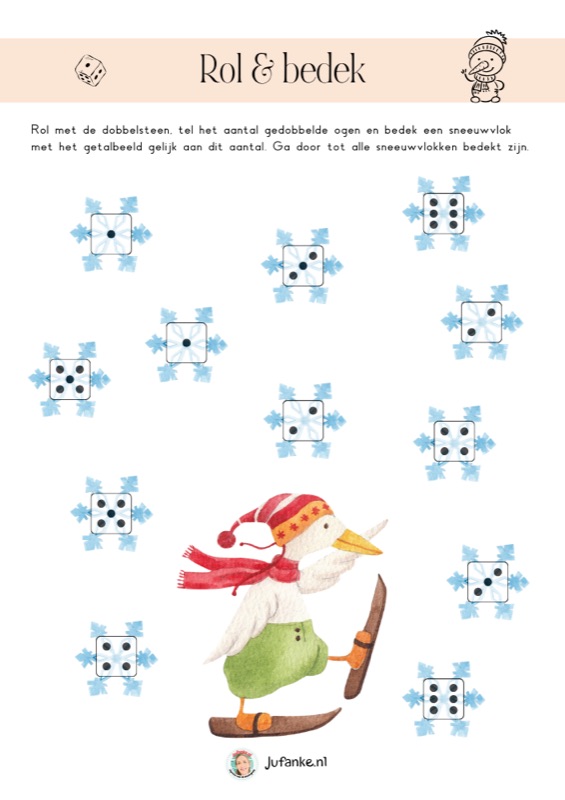 Voorbeeld van Rol en bedek winter