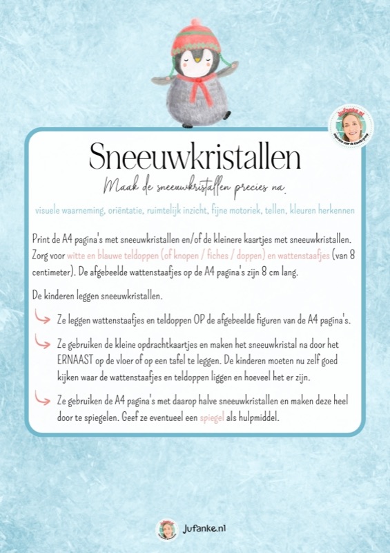 Voorbeeld van Sneeuwkristallen