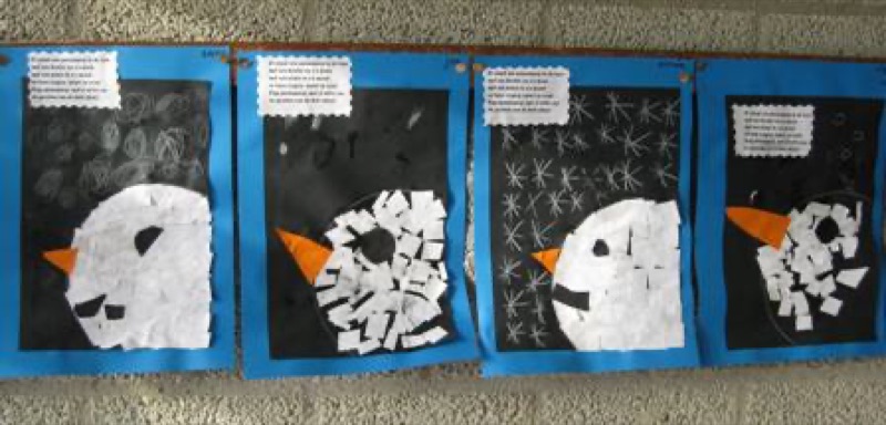 Voorbeeld van Sneeuwpopkunst