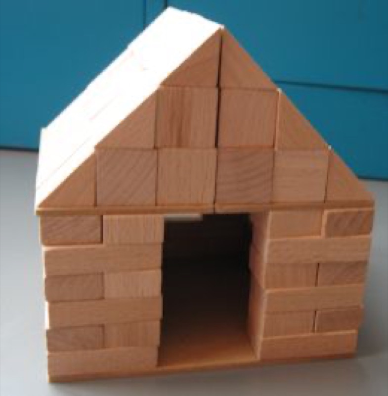 Voorbeeld van Een huis van baksteen