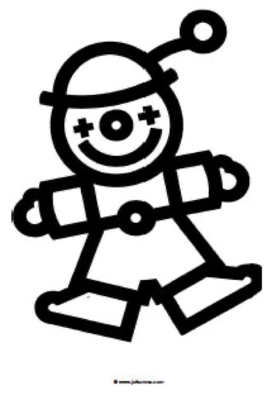 Voorbeeld van Clown activiteitenplaat