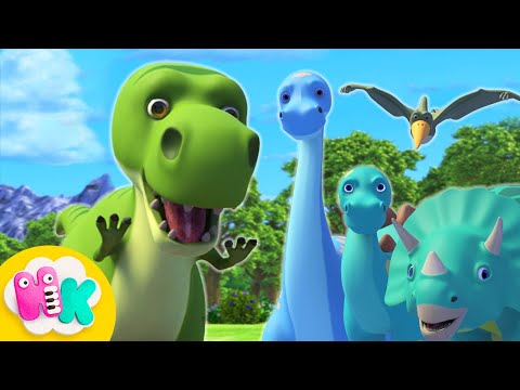 Voorbeeld van Animatielied: Daar Komen de Dino’s Aan – HeyKids
