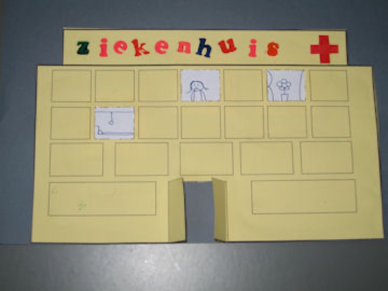 Voorbeeld van Ziekenhuis prikken en stempelen