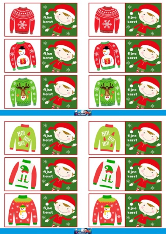 Voorbeeld van Kerst memo