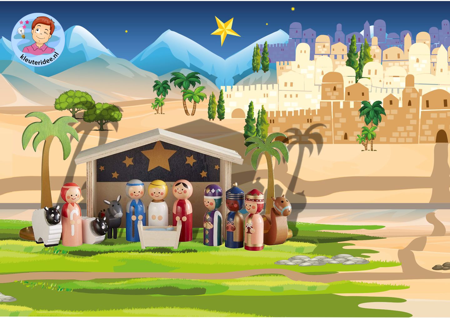 Voorbeeld van Themahoek: De Speeltafel Bethlehem & Sensopathisch Kerstspel