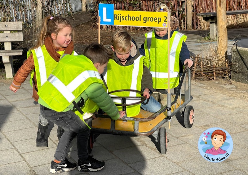 Voorbeeld van Rij-examen op de stuurkar