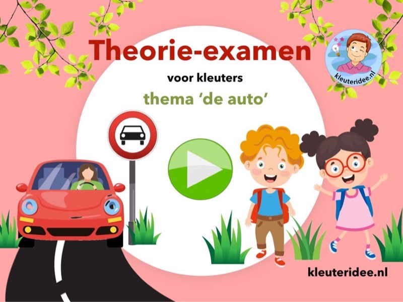 Voorbeeld van Theorie-examen