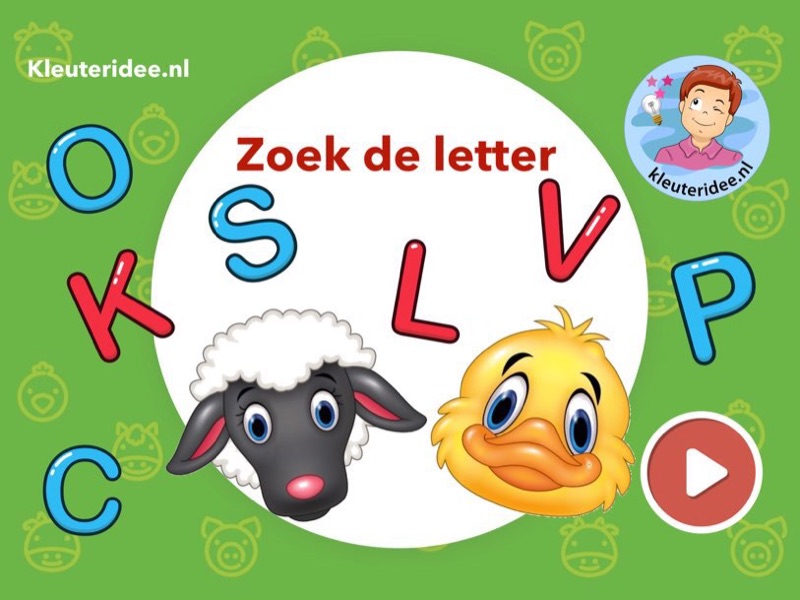 Voorbeeld van TinyTap-spellen boerderij