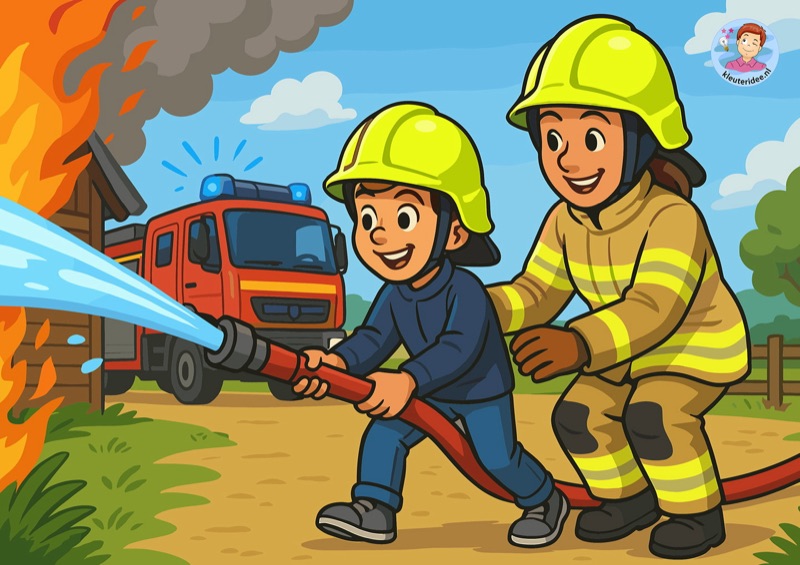 Voorbeeld van Beweegverhaal Timo bij de brandweer